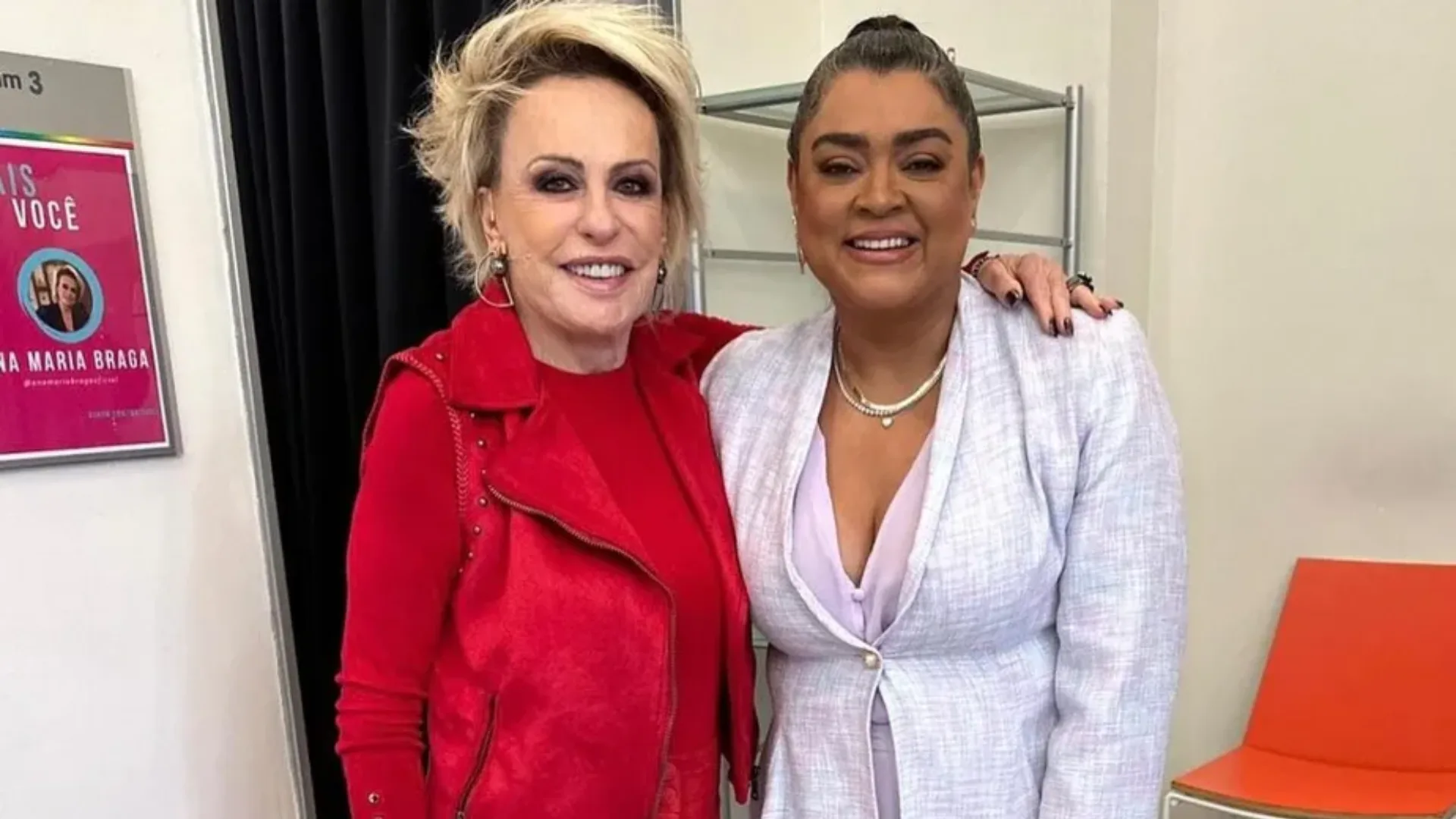 Ana Maria Braga se emociona ao vivo ao falar de Preta Gil