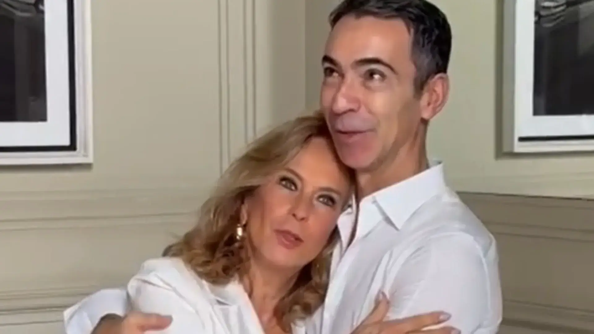 César Tralli homenageia Helô Pinheiro no aniversário de 82 anos