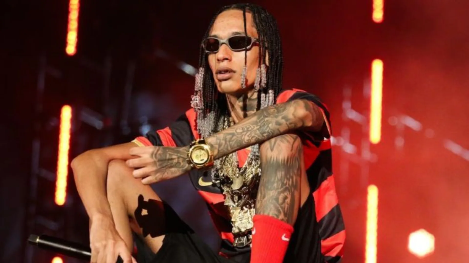 Oruam e amigos se envolvem em confusão com a polícia no Rio