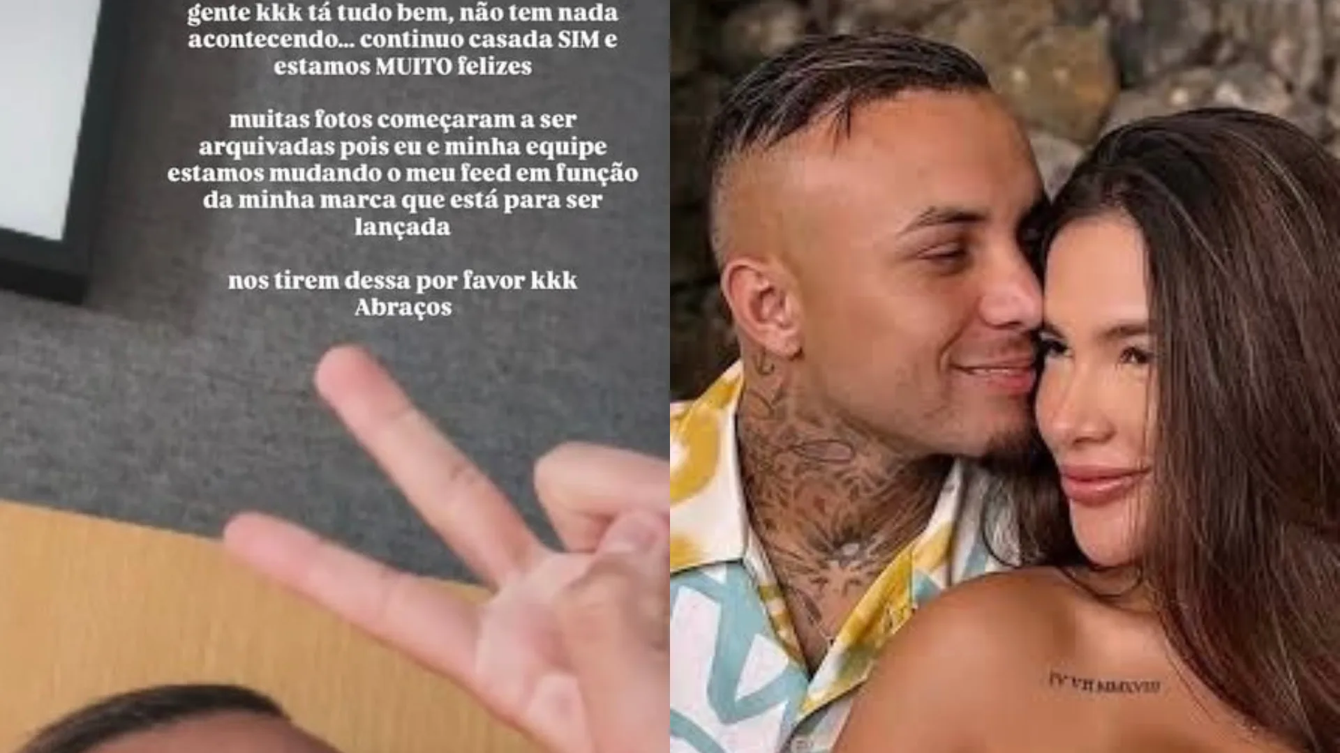 Isa Ranieri nega crise e reafirma casamento com Everton Cebolinha