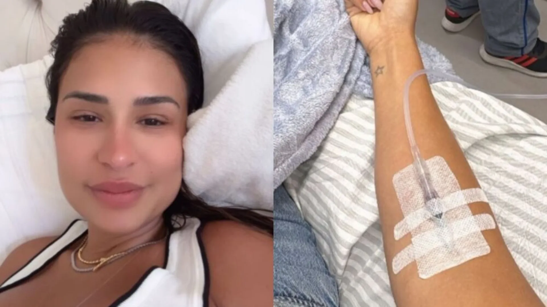 Simone Mendes é hospitalizada com gastroenterite após sintomas semelhantes aos do filho