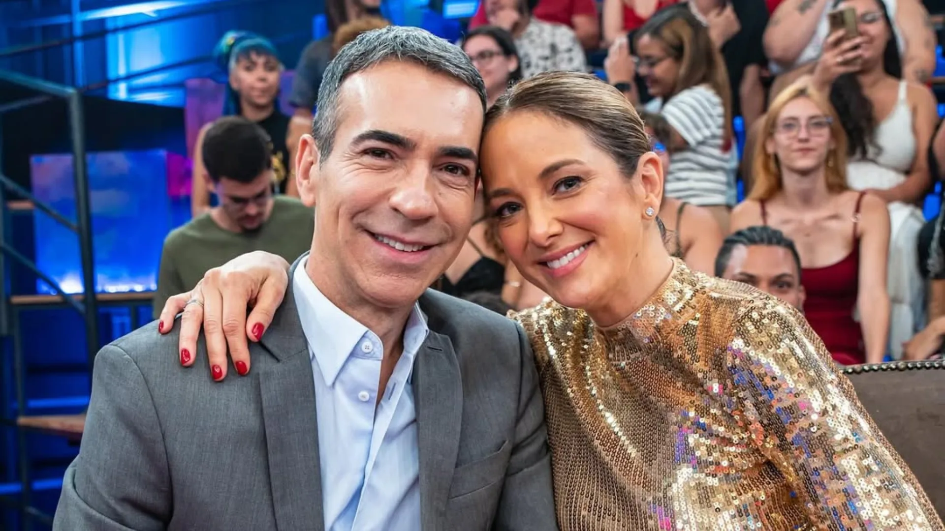 Ticiane Pinheiro celebra ida de Tralli para o Jornal Nacional