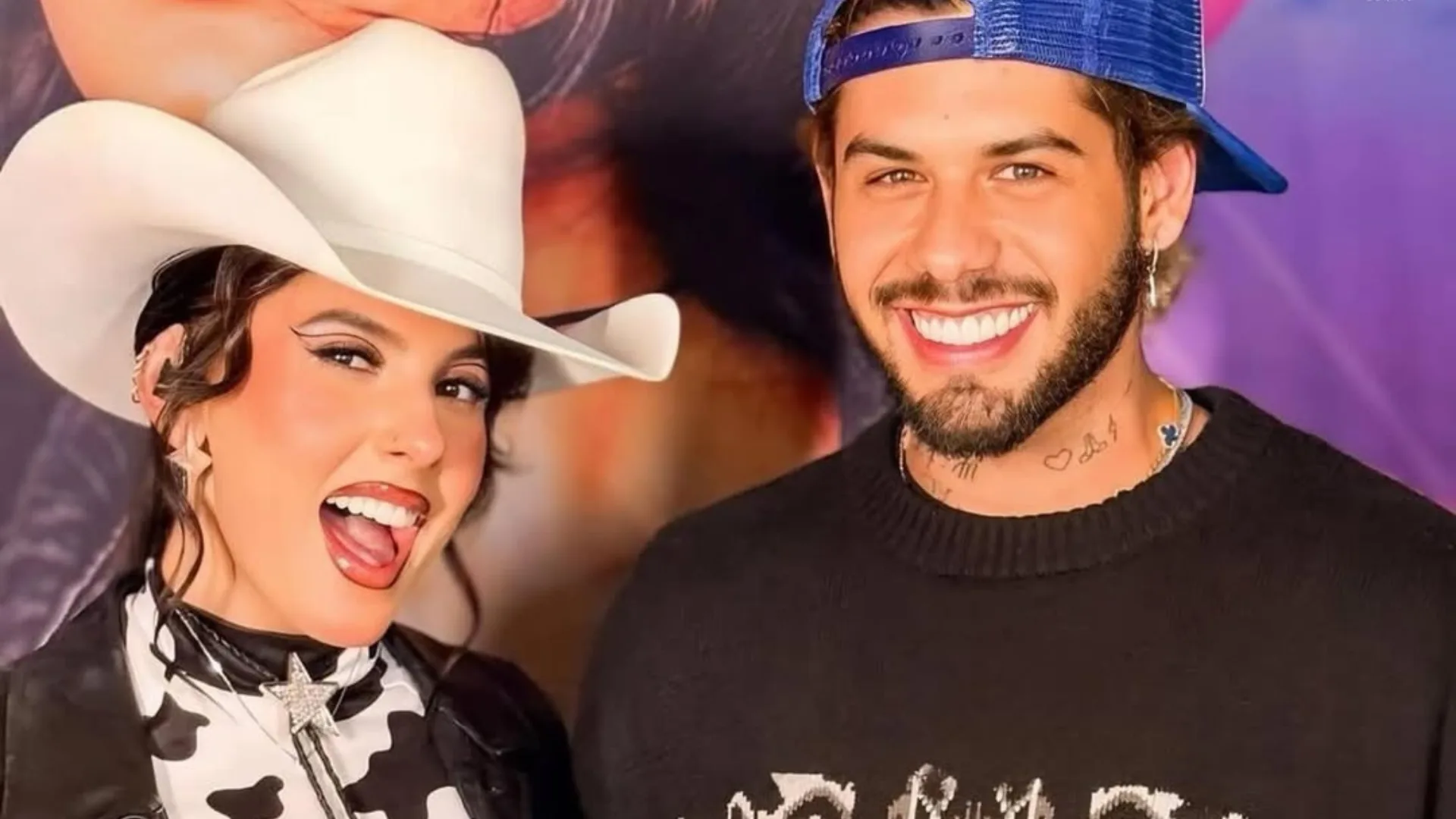 Ana Castela e Zé Felipe agitam fãs em post cheio de semelhanças