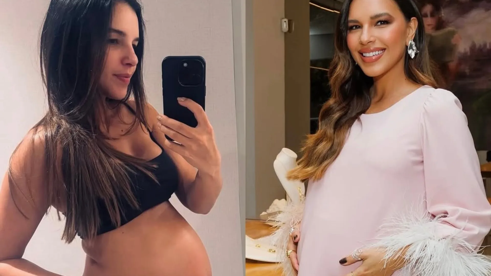 Mariana Rios exibe barriga de 7 meses em novo clique nas redes sociais