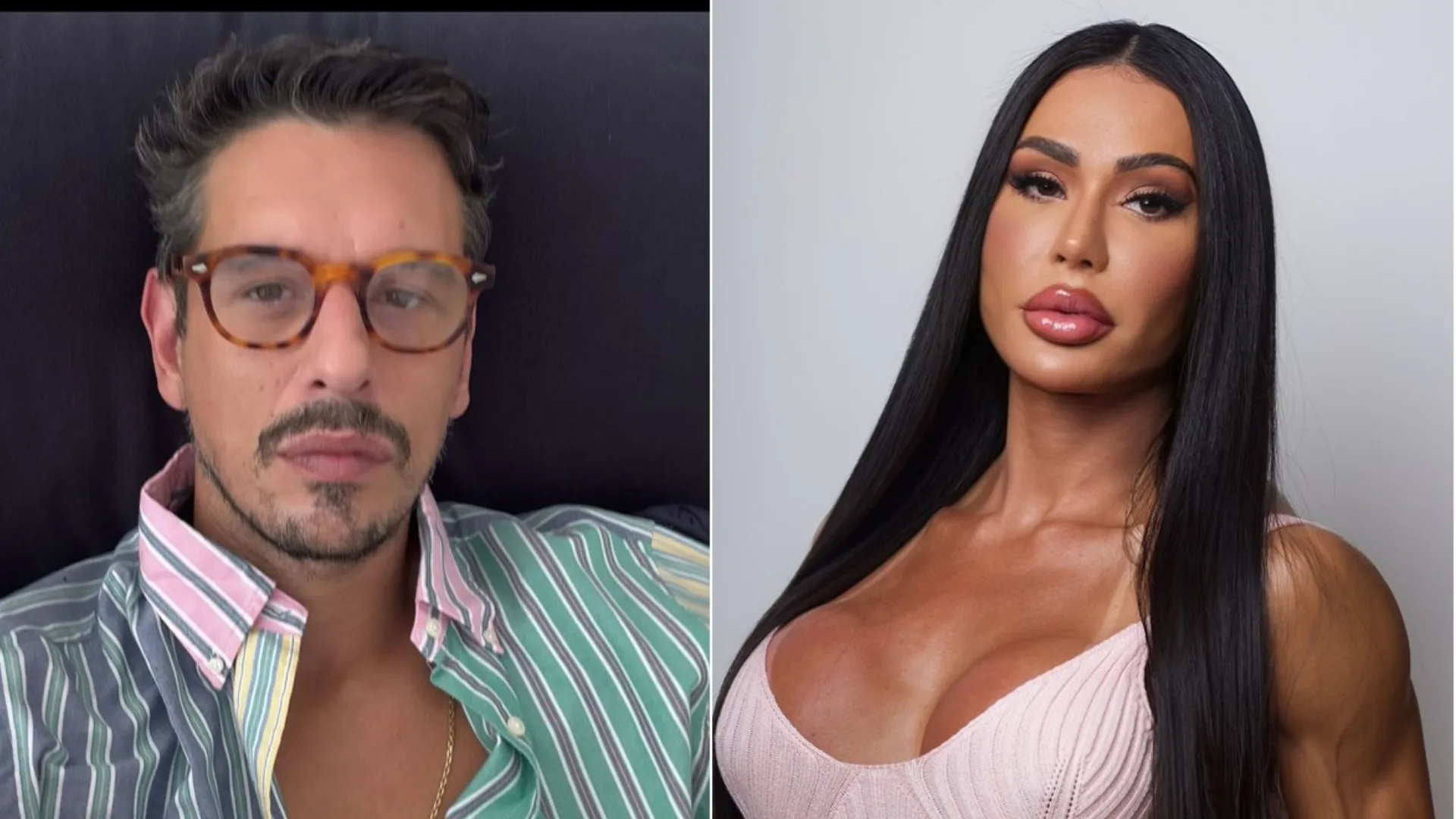 Gracyanne Barbosa e João Vicente: suposto affair vira polêmica com versões contraditórias