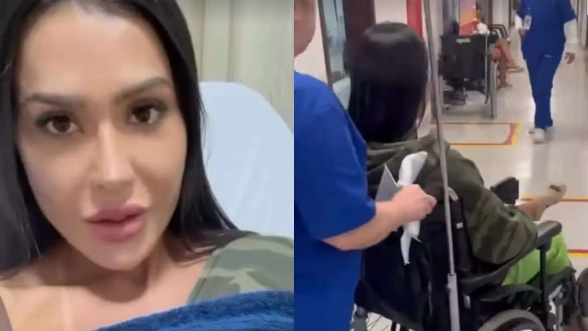 Gracyanne Barbosa vai ao hospital após dores e febre causadas por assalto