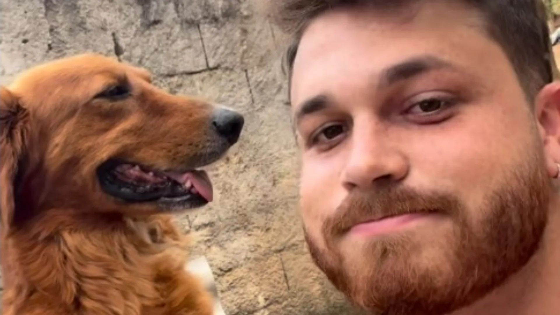 Gustavo Tubarão mostra que seu cachorro o ajudou durante crise