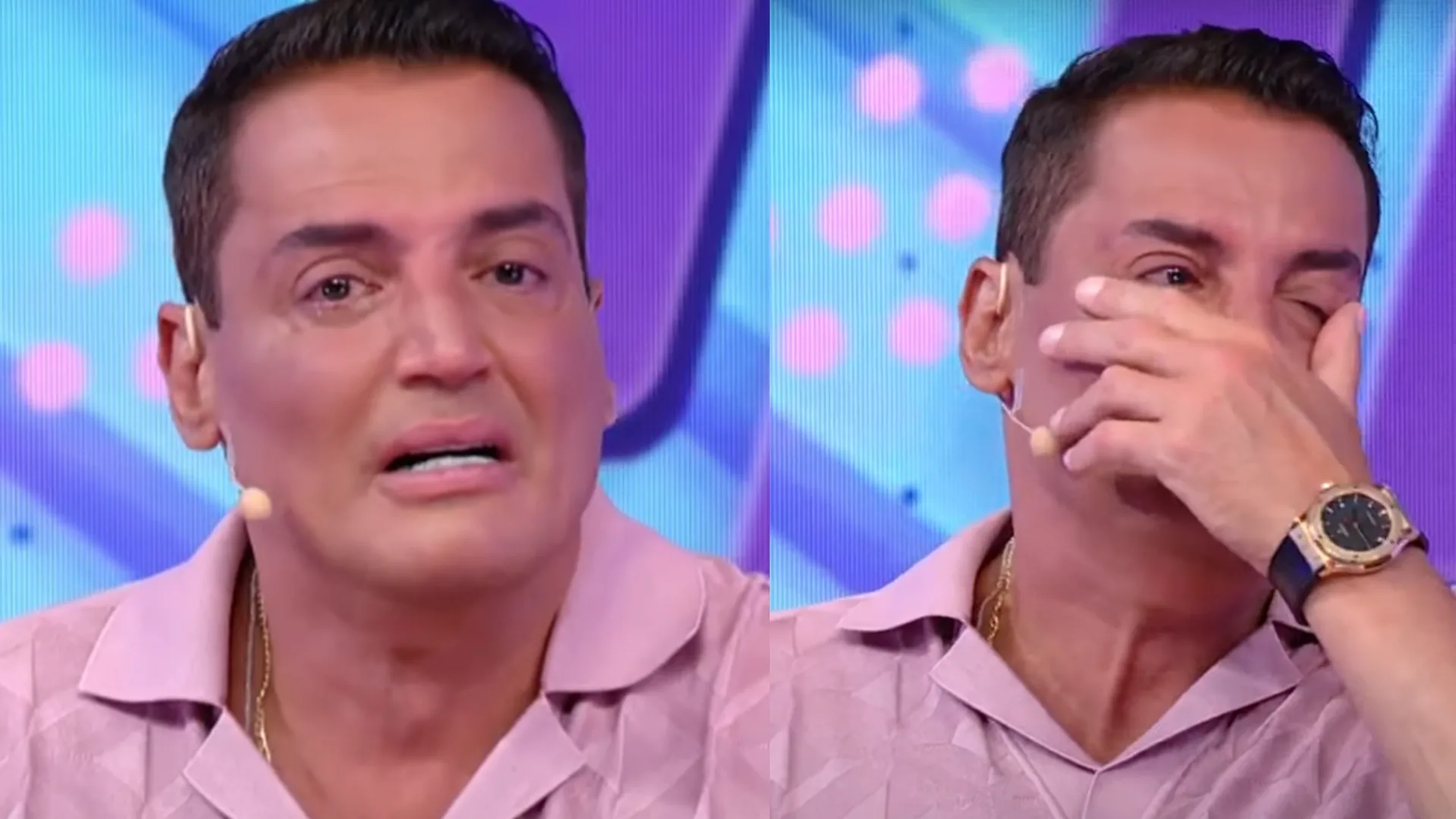 Leo Dias chora ao vivo ao noticiar morte da mãe de Mel Maia e desabafa sobre saudade da própria mãe