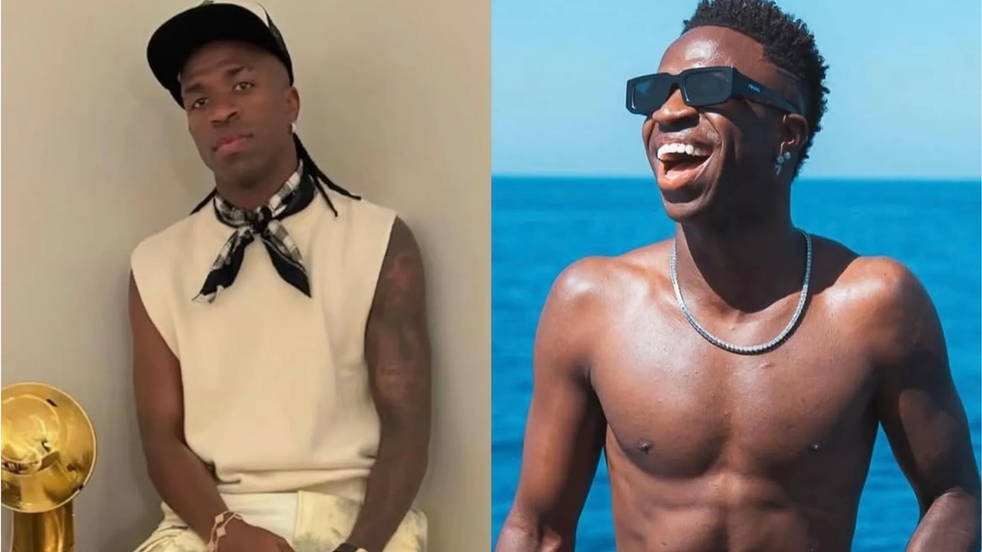 Vini Jr. se emociona ao desabafar sobre críticas à aparência: “Eu só queria jogar futebol”