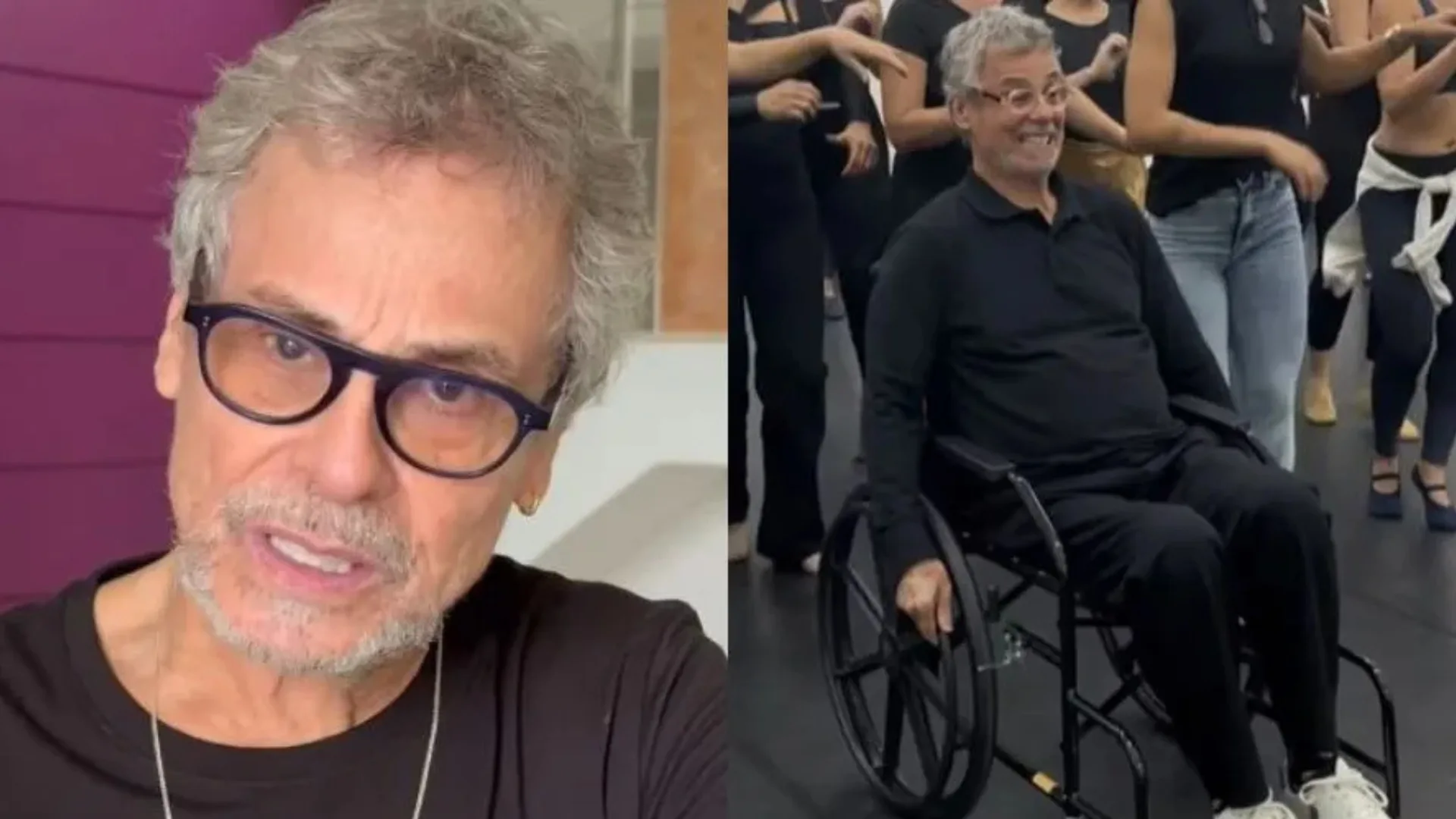 Carlinhos de Jesus emociona ao sambar pela primeira vez após tratamento de fisioterapia