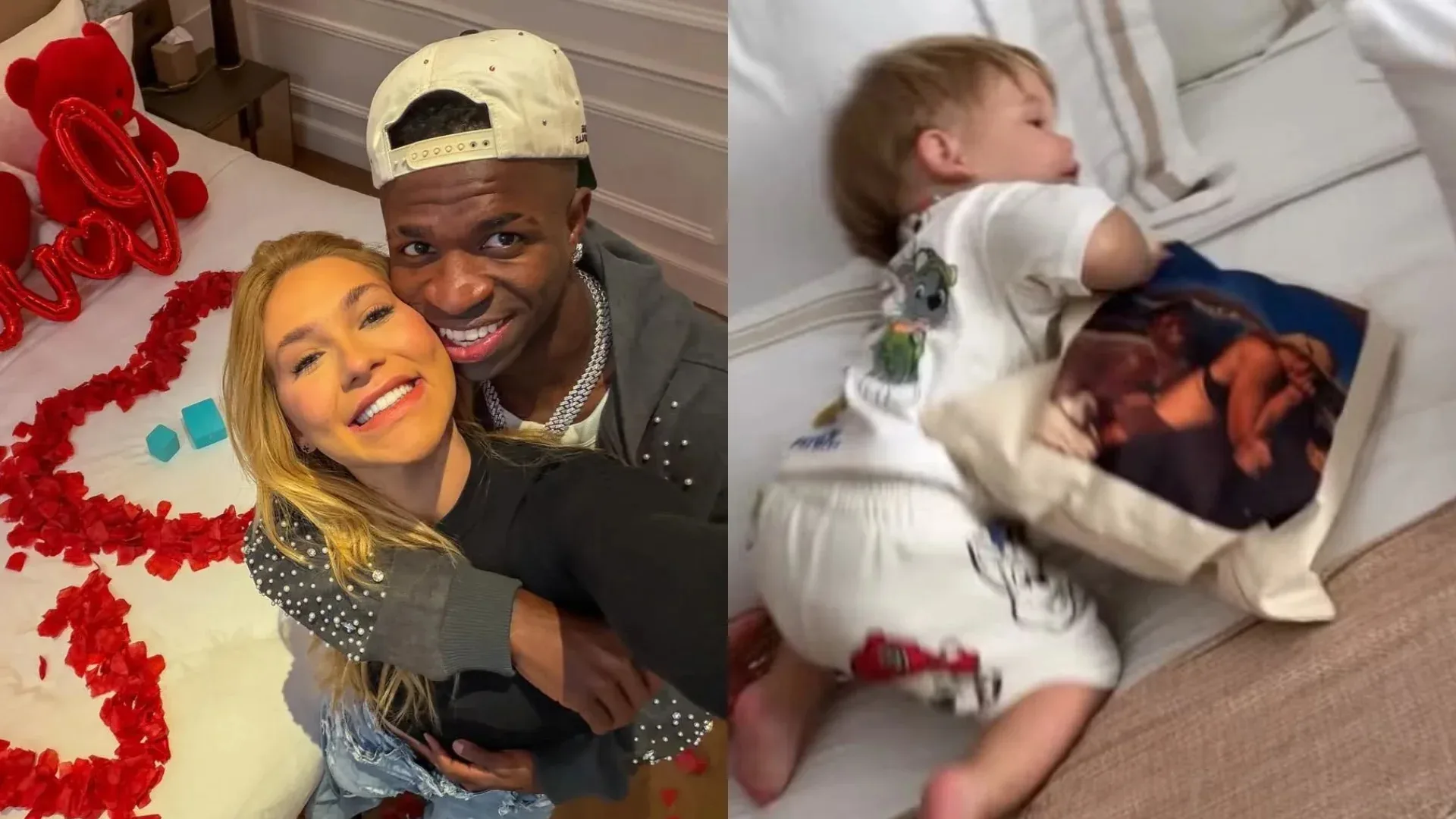 Virginia mostra almofada personalizada com foto do casal e detalhe viraliza