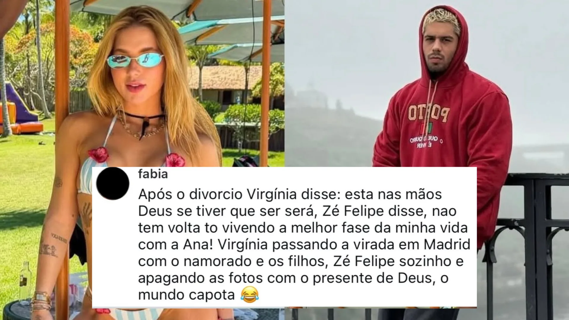 Internauta aponta reviravolta na vida de Zé Felipe após término com Virginia e Ana Castela