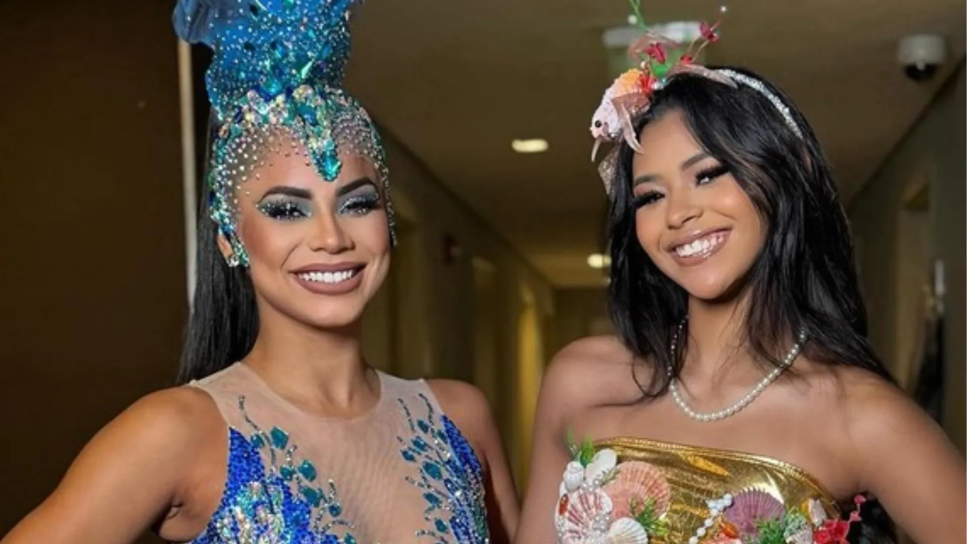 Irmã de Lexa aparece de chupeta e andador no Prêmio Multishow