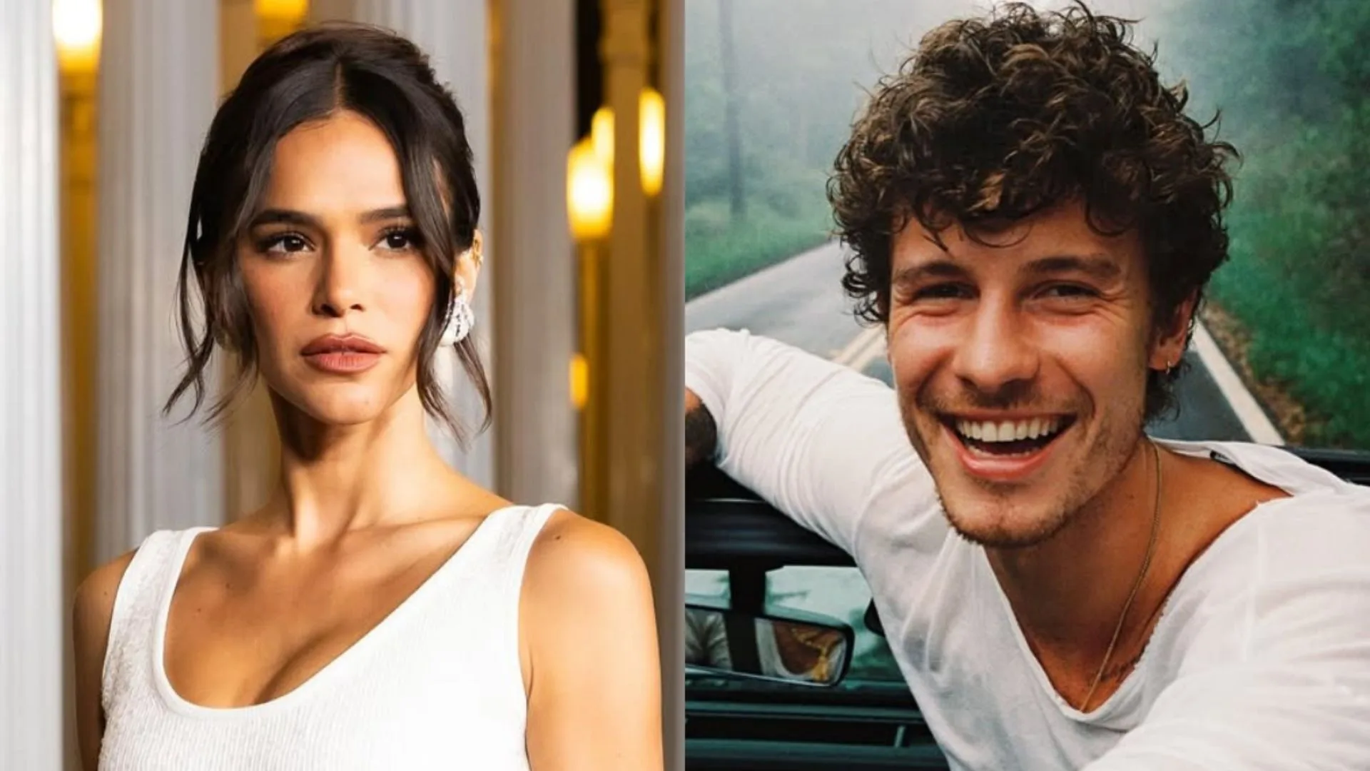 Bruna Marquezine desembarca com Shawn Mendes no Rio