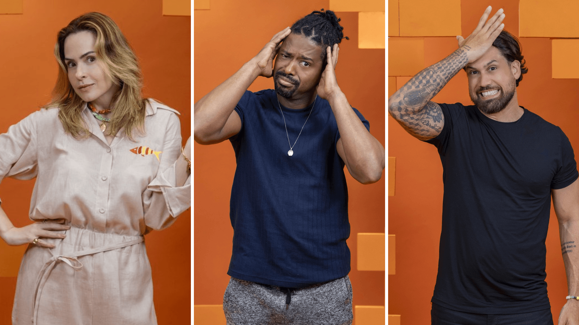 BBB 26: Ana Paula, Leandro e Brigido estão no 3º Paredão