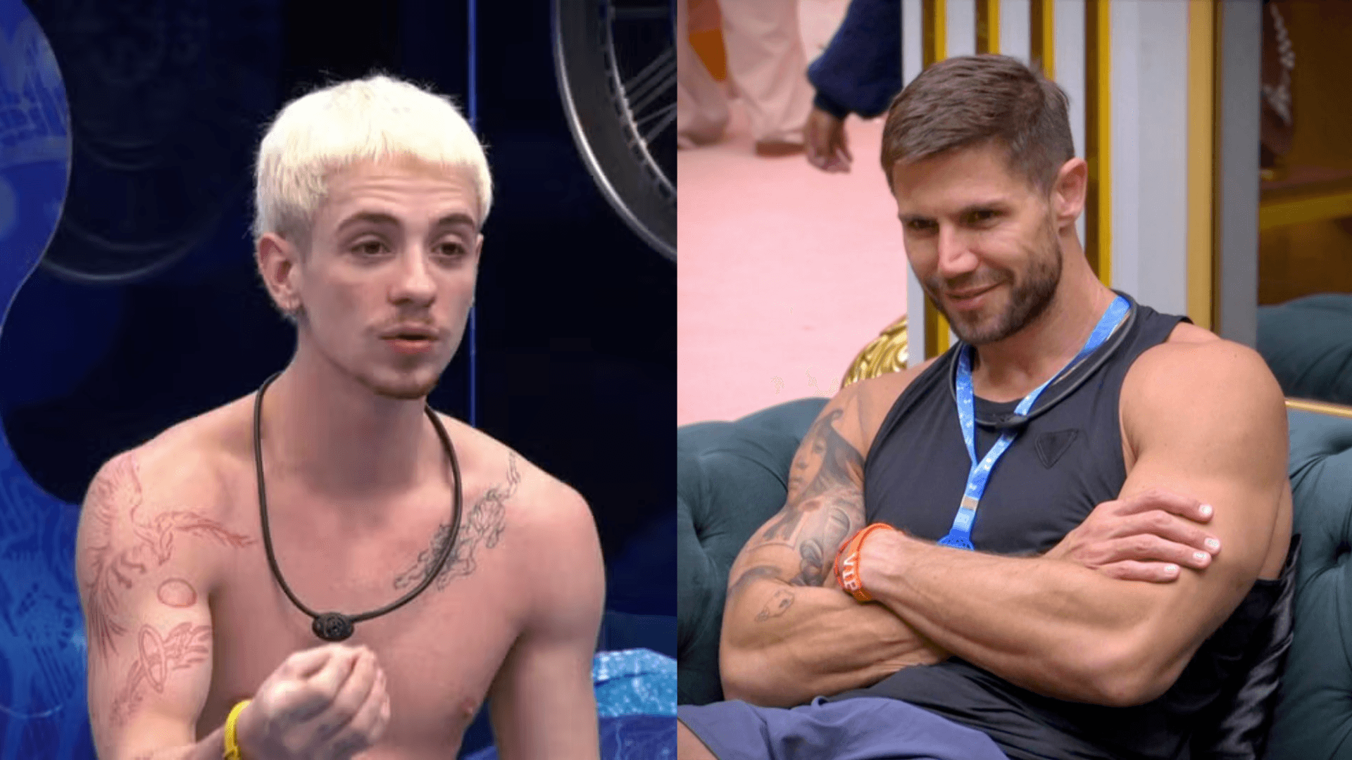 BBB 26: Floss e Jonas trocam farpas na sala: “40 anos nas costas