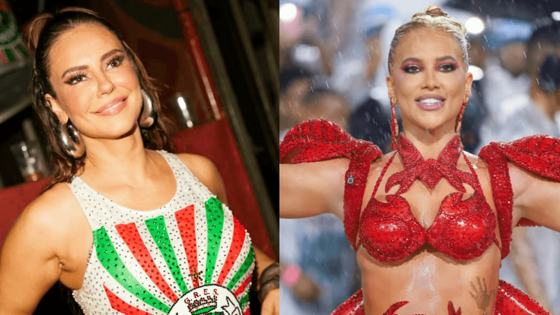 Paolla Oliveira manda recado para Virginia antes de desfile