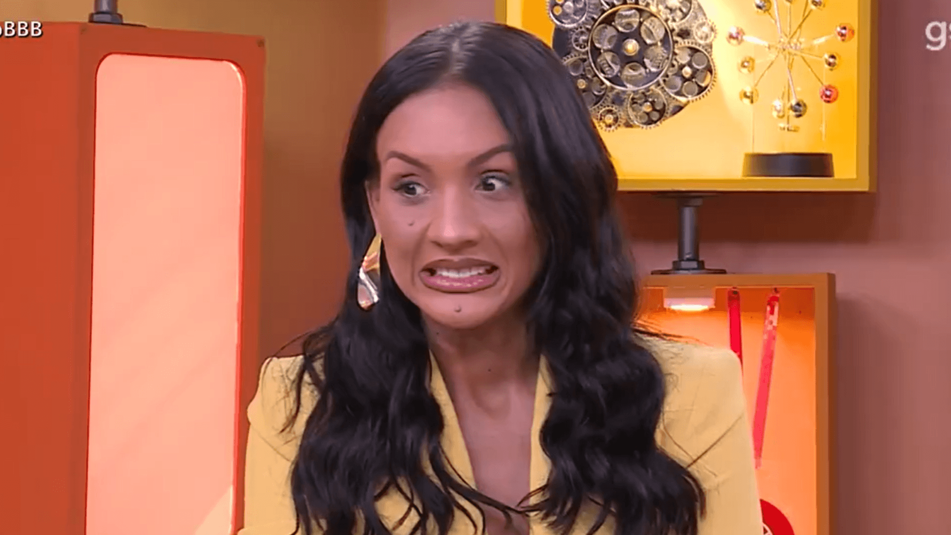 BBB 26: Maxiane reage ao descobrir flertes entre Jonas e Marciele