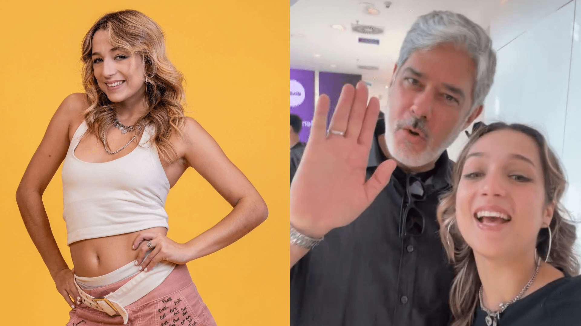 Samira se confunde ao encontrar William Bonner e leva correção ao vivo: “Eu não tô no Jornal Nacional”