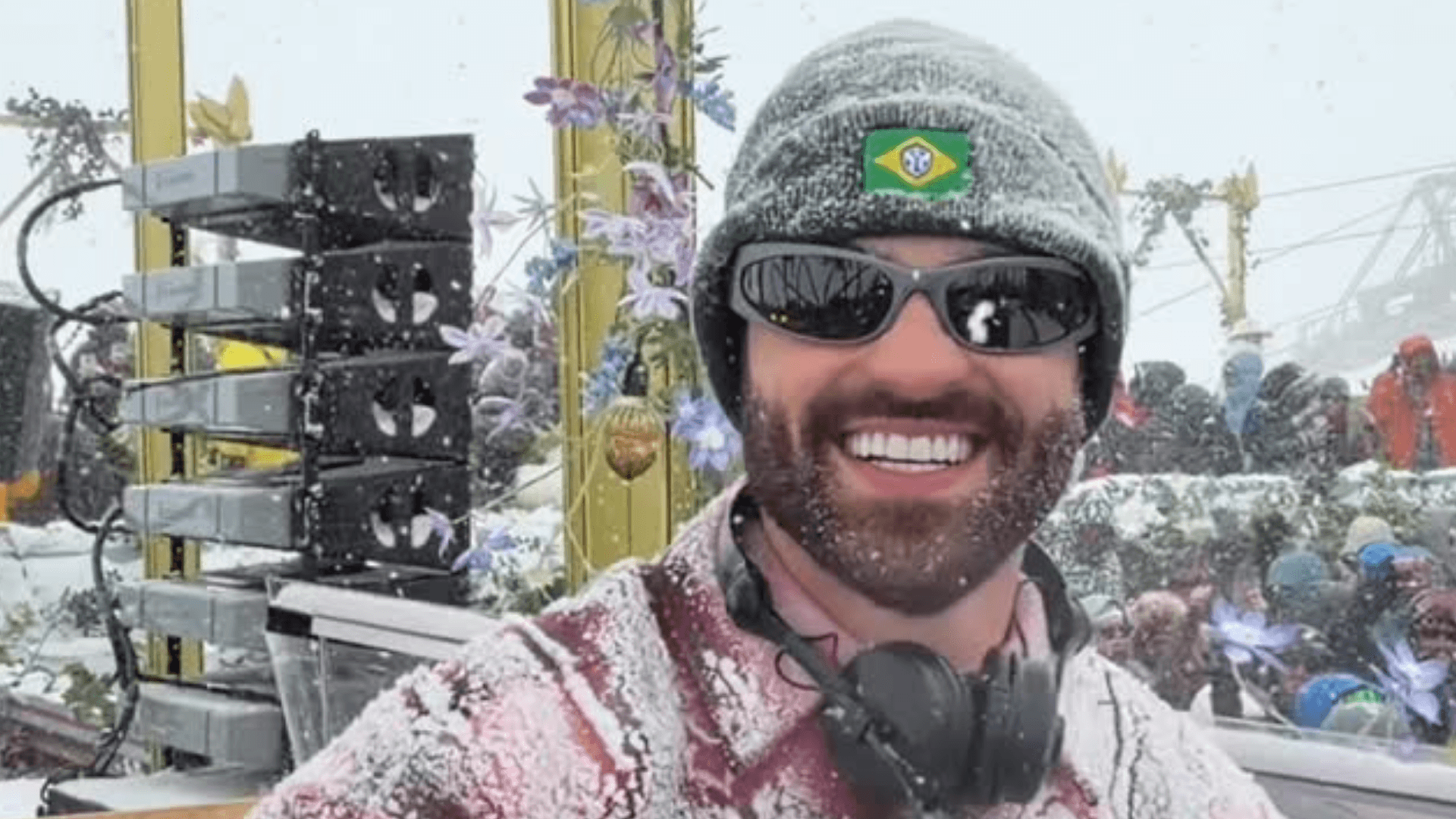 Alok encara neve e nove graus negativos durante show nos Alpes Franceses