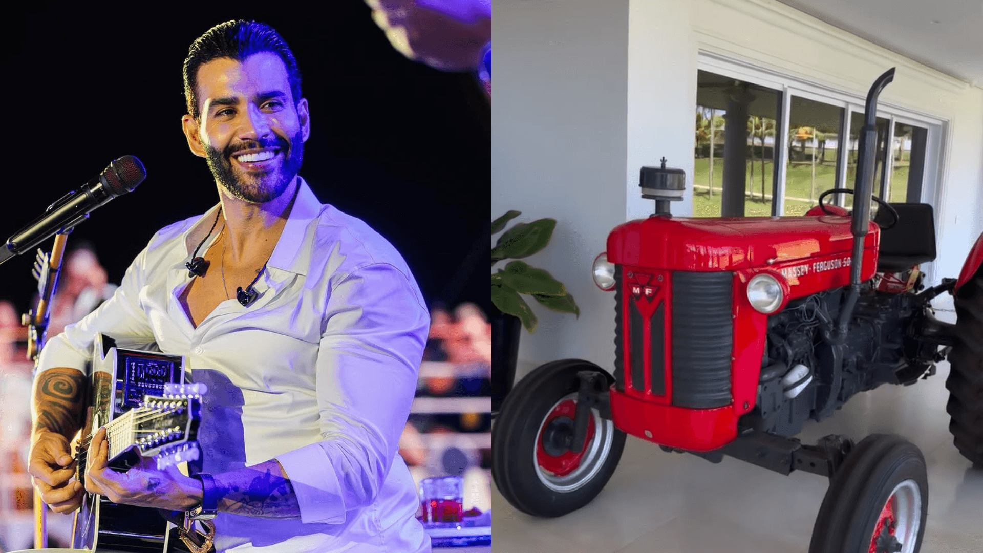 Gusttavo Lima surpreende ao mostrar seu maior sonho de consumo: “Meu pai trabalhava em um desse”