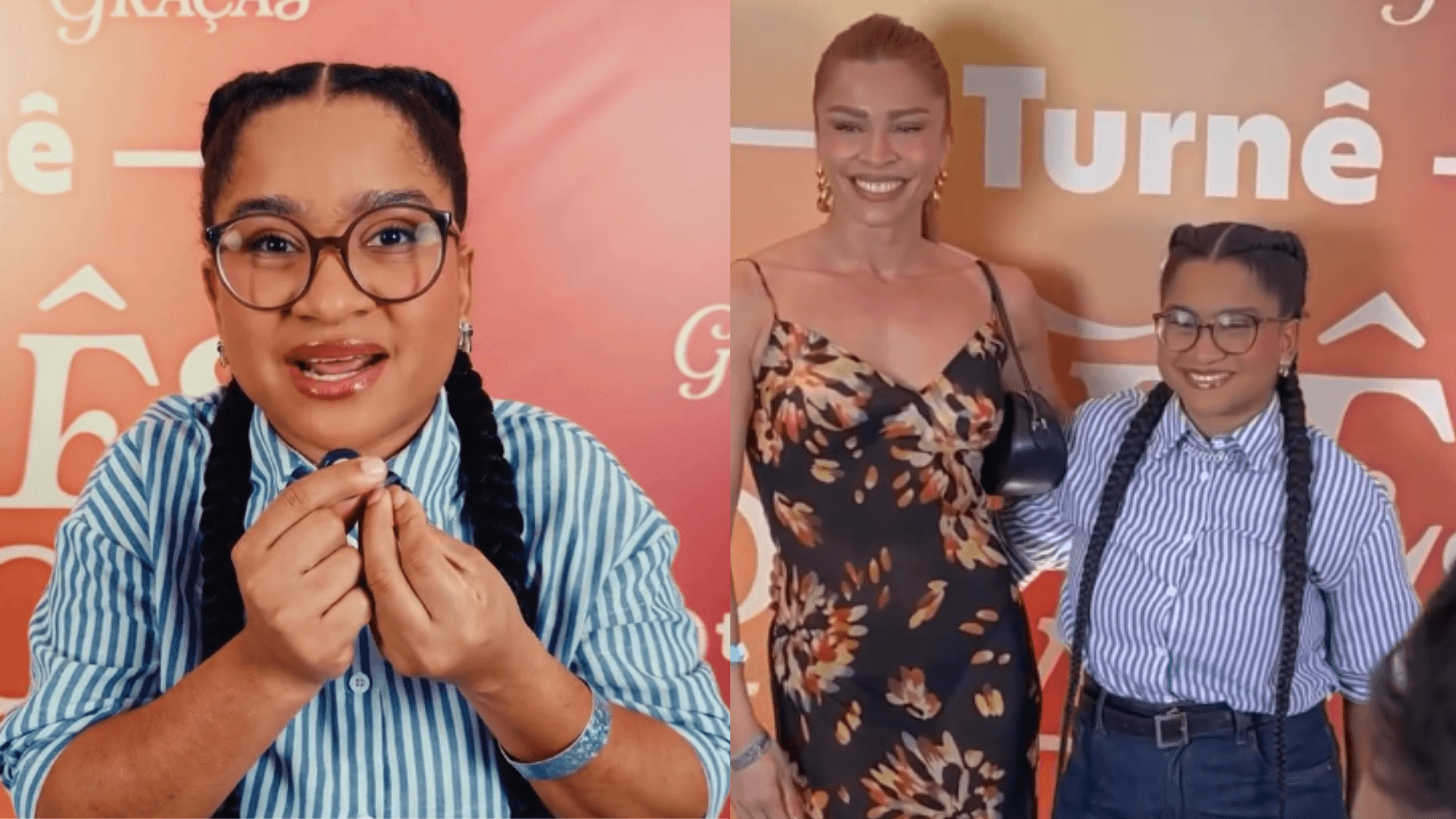 Milena comemora encontro com Grazi Massafera: “Fingir costume”