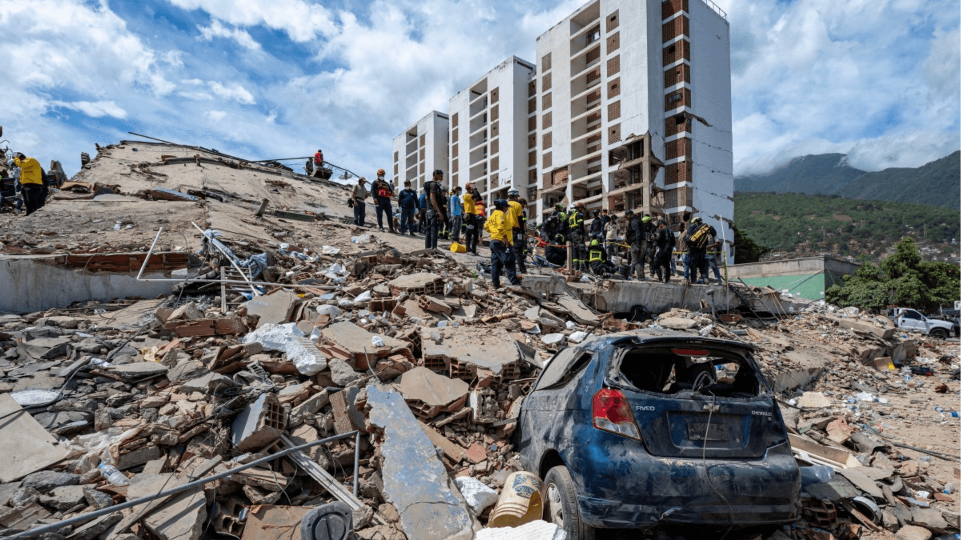 Imagens de drones mostram destruição na Venezuela