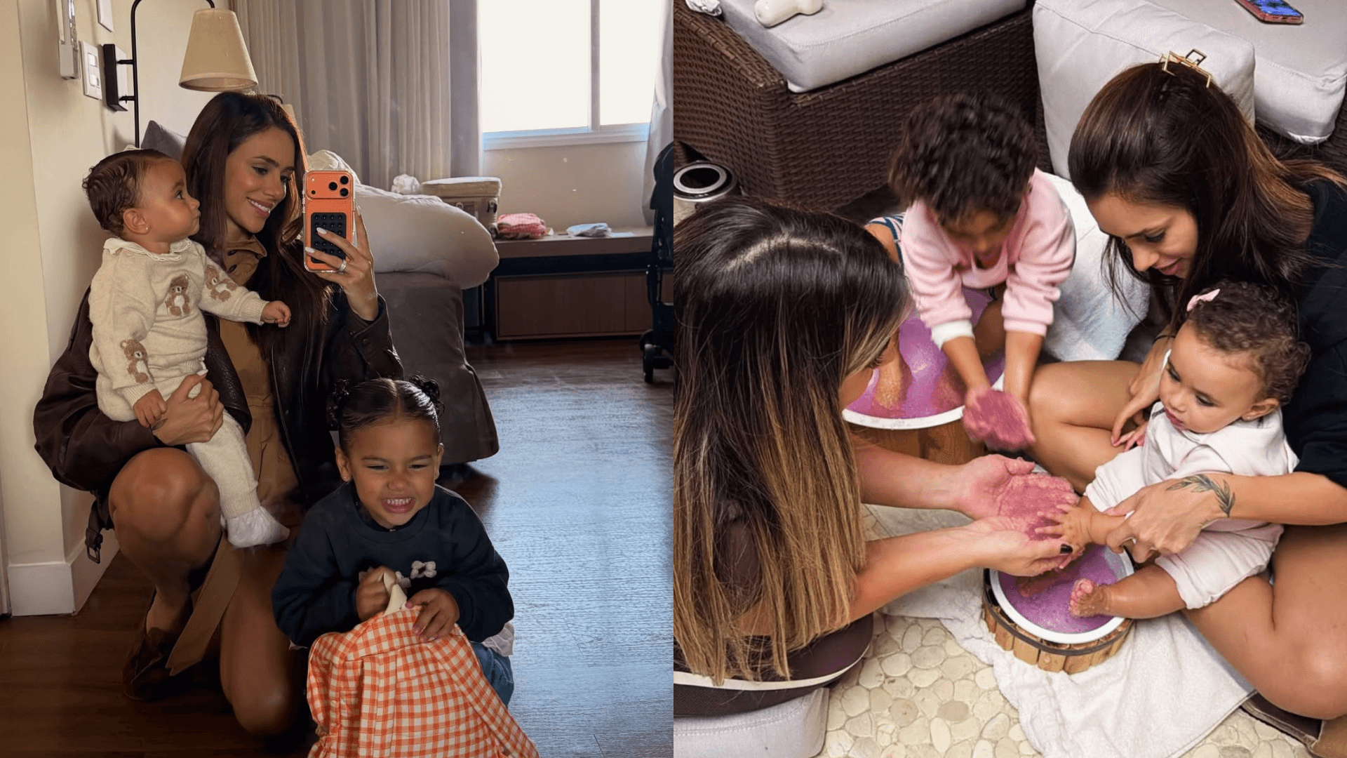 Bruna Biancardi vive momento especial ao lado das filhas: “Spa das meninas”