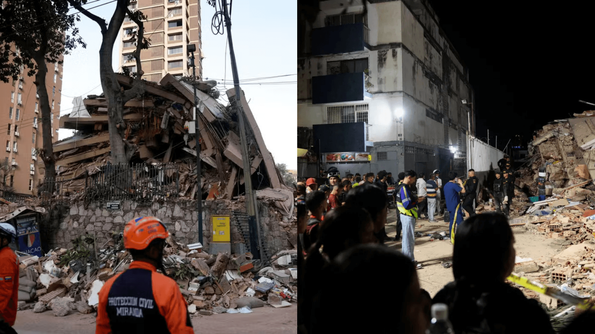 Terremotos de magnitudes 7,2 e 7,5 atingem a Venezuela e deixam rastro de destruição
