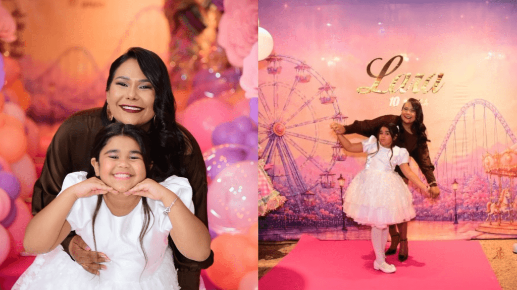 Chaiany Andrade prepara festa digna de conto de fadas para a filha: “10 anos do melhor presente”