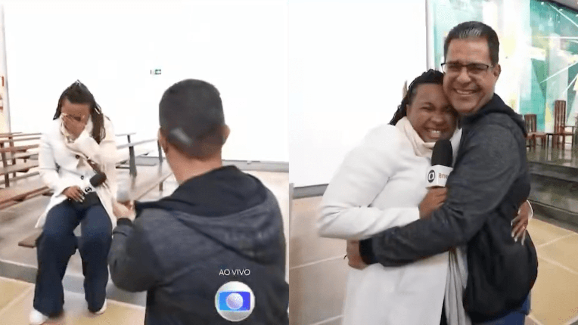 Repórter da TV Globo em Minas é pedida em casamento ao vivo