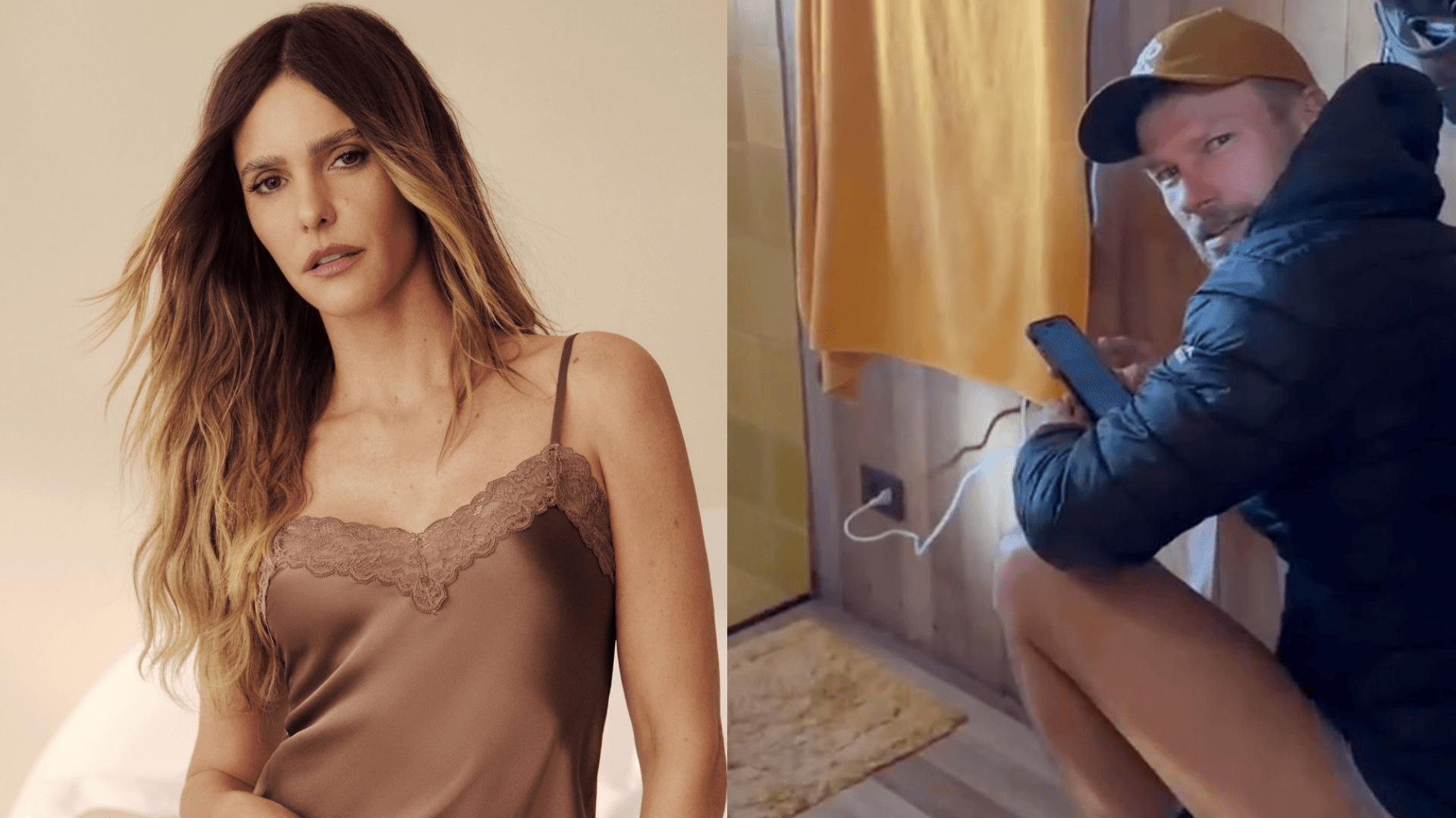 Fernanda Lima flagra Rodrigo Hilbert em momento íntimo: “Mostrar o banheiro”