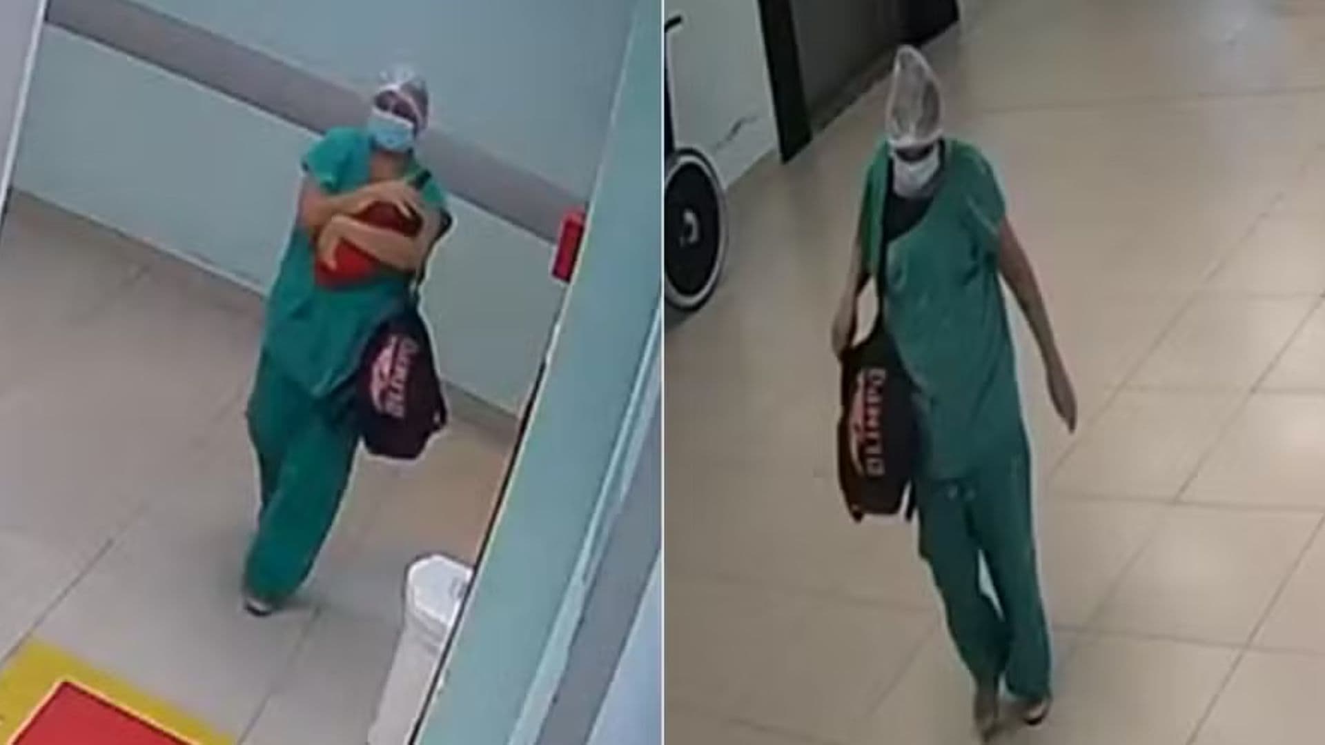 Técnica de enfermagem tenta sequestrar bebê em hospital e tia da criança percebe o crime