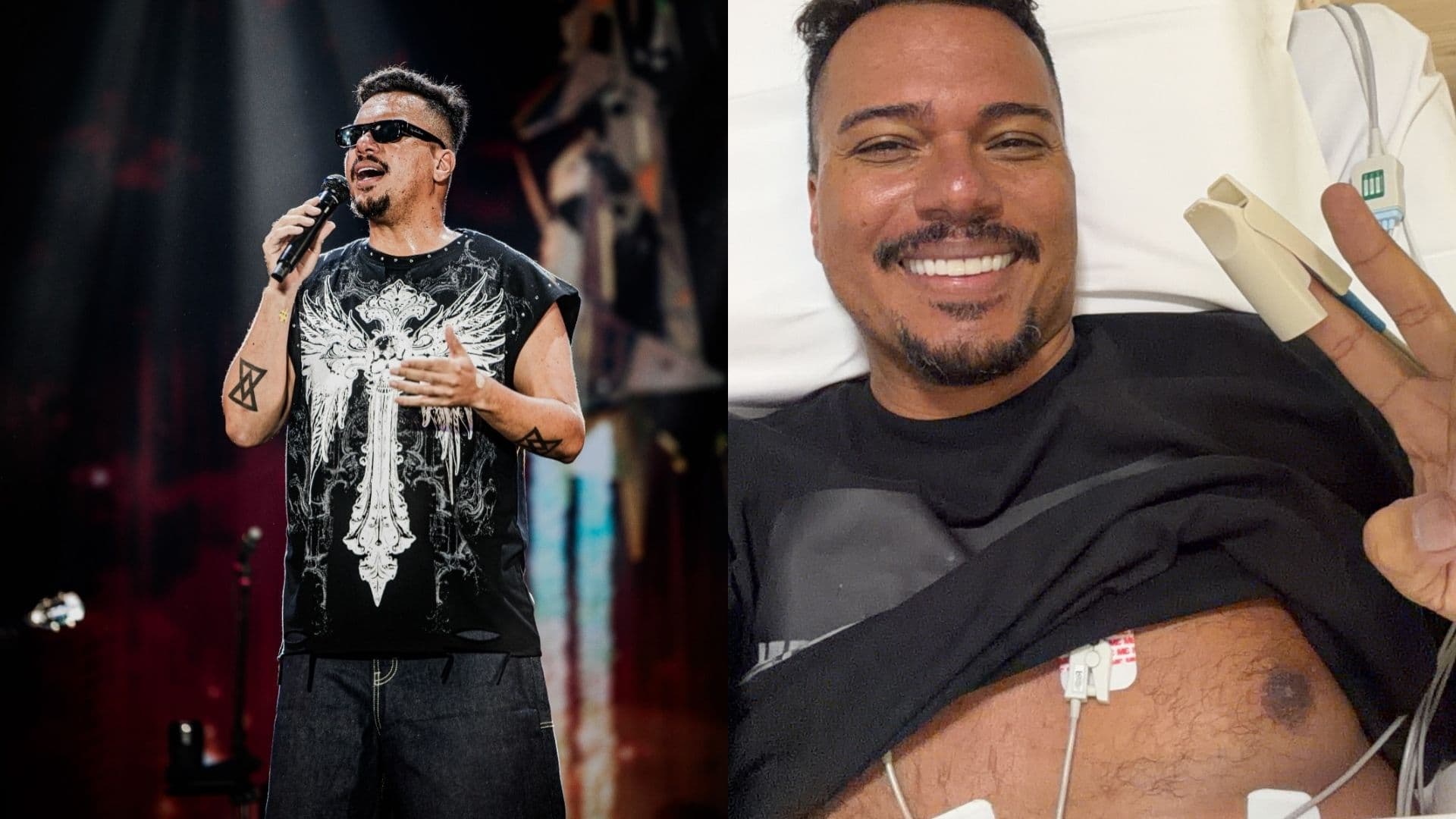 Bruno Cardoso, do Sorriso Maroto, é levado ao hospital após queda de pressão em Natal