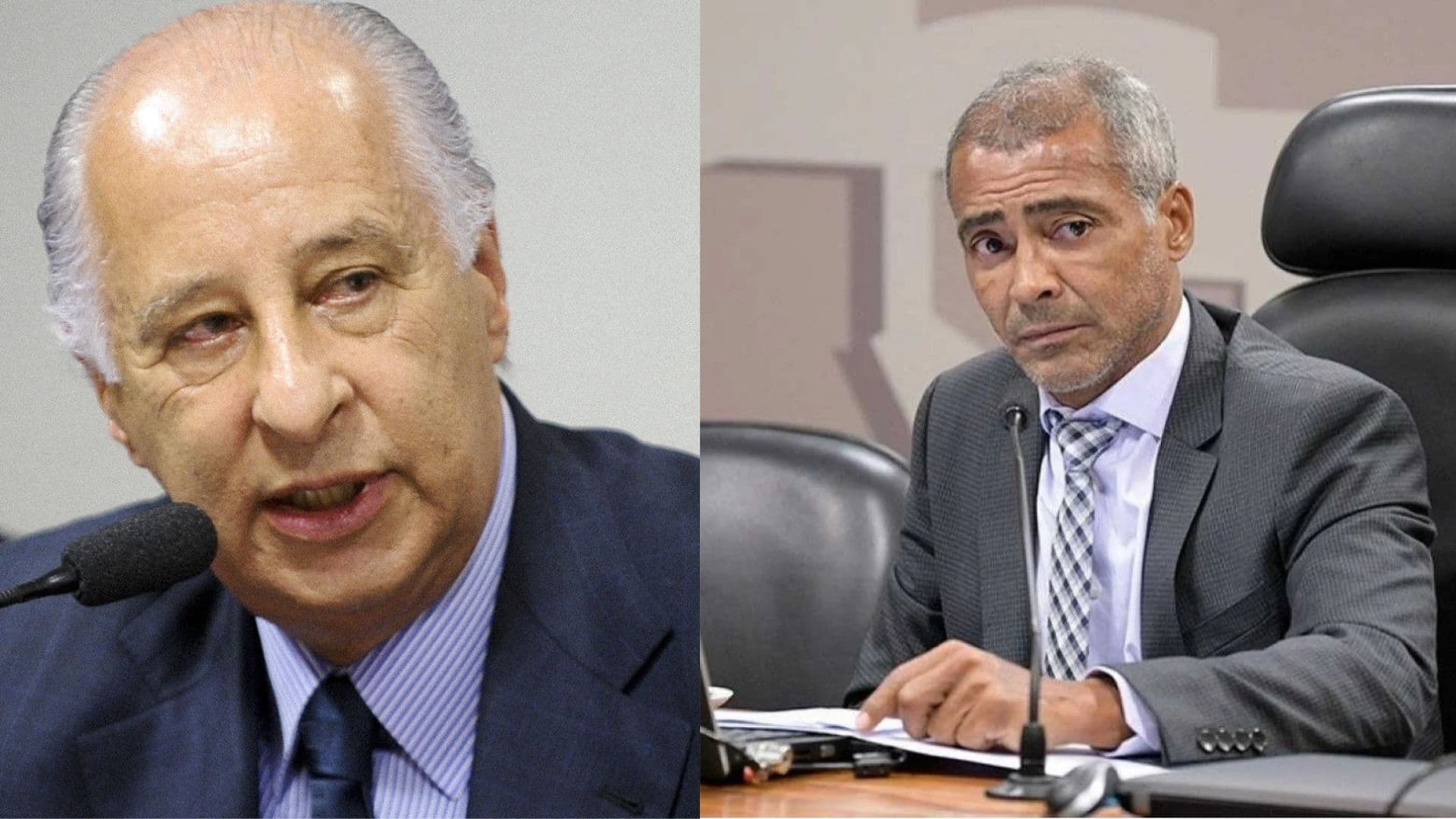 Romário tenta barrar penhora de salário e diz que desconto tem um “impacto irreversível”
