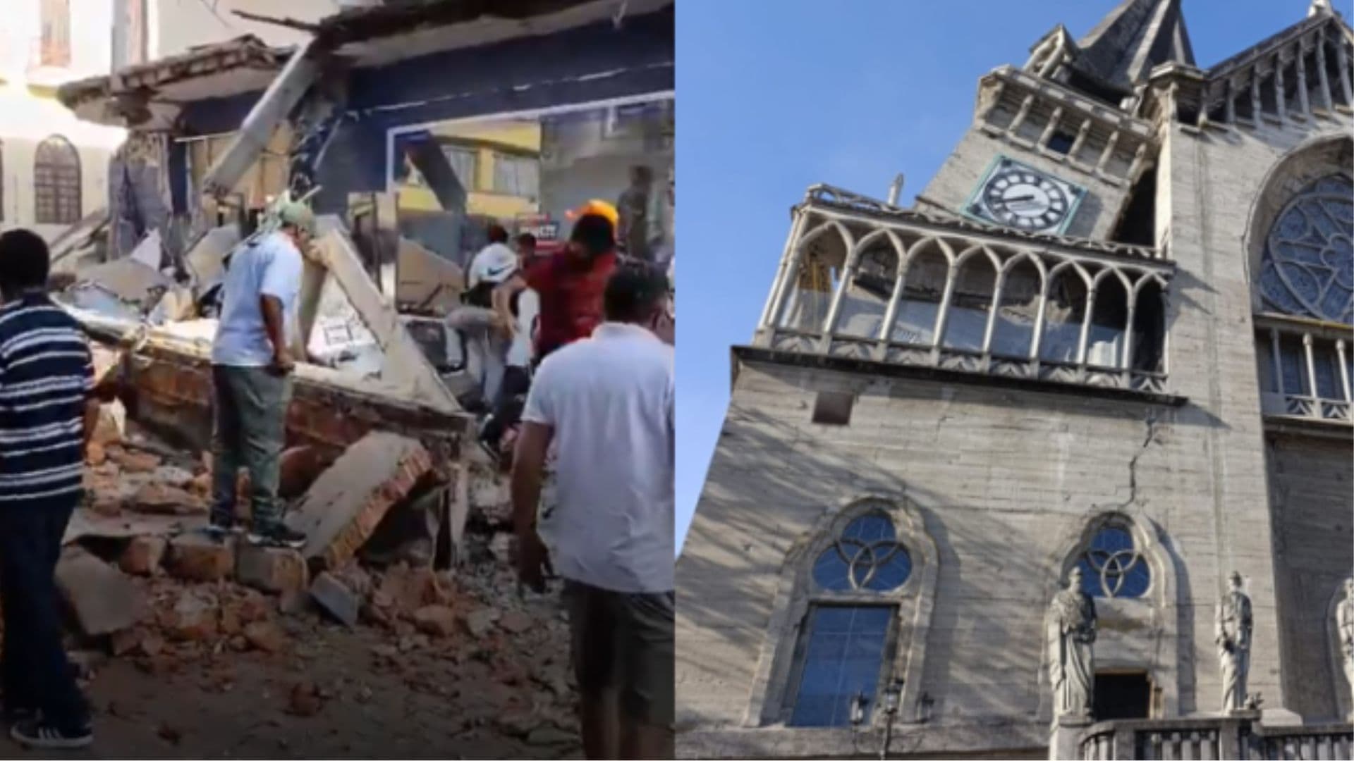 Vídeo mostra terremoto de magnitude 7,4 atingindo a Colômbia