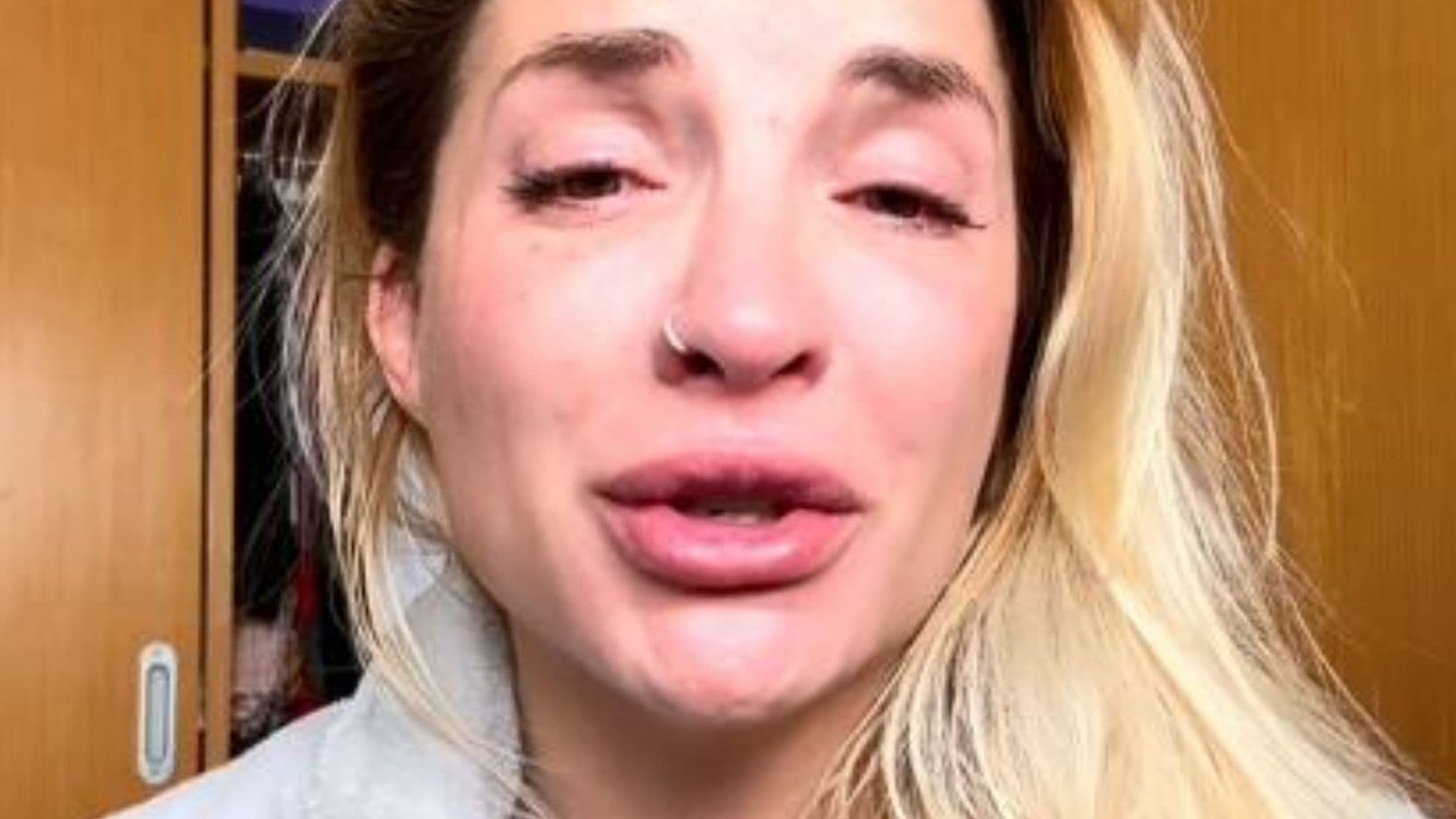 Ex-BBB Clara Aguilar chora e denuncia ex-marido em vídeo: “Não aguento mais”