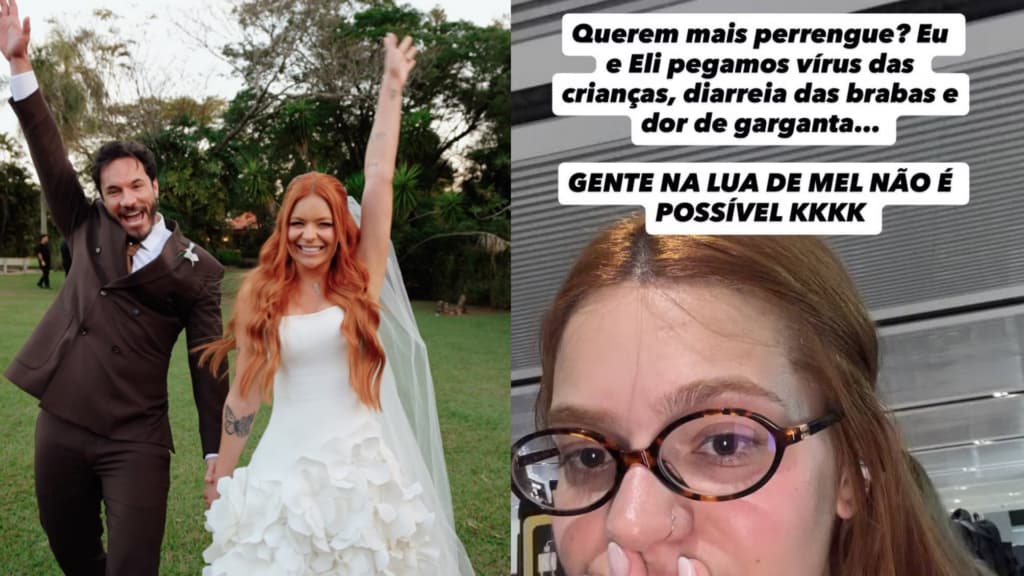 Viih Tube e Eliezer relatam perrengue durante viagem de lua de mel: “Diarreia e dor de garganta”