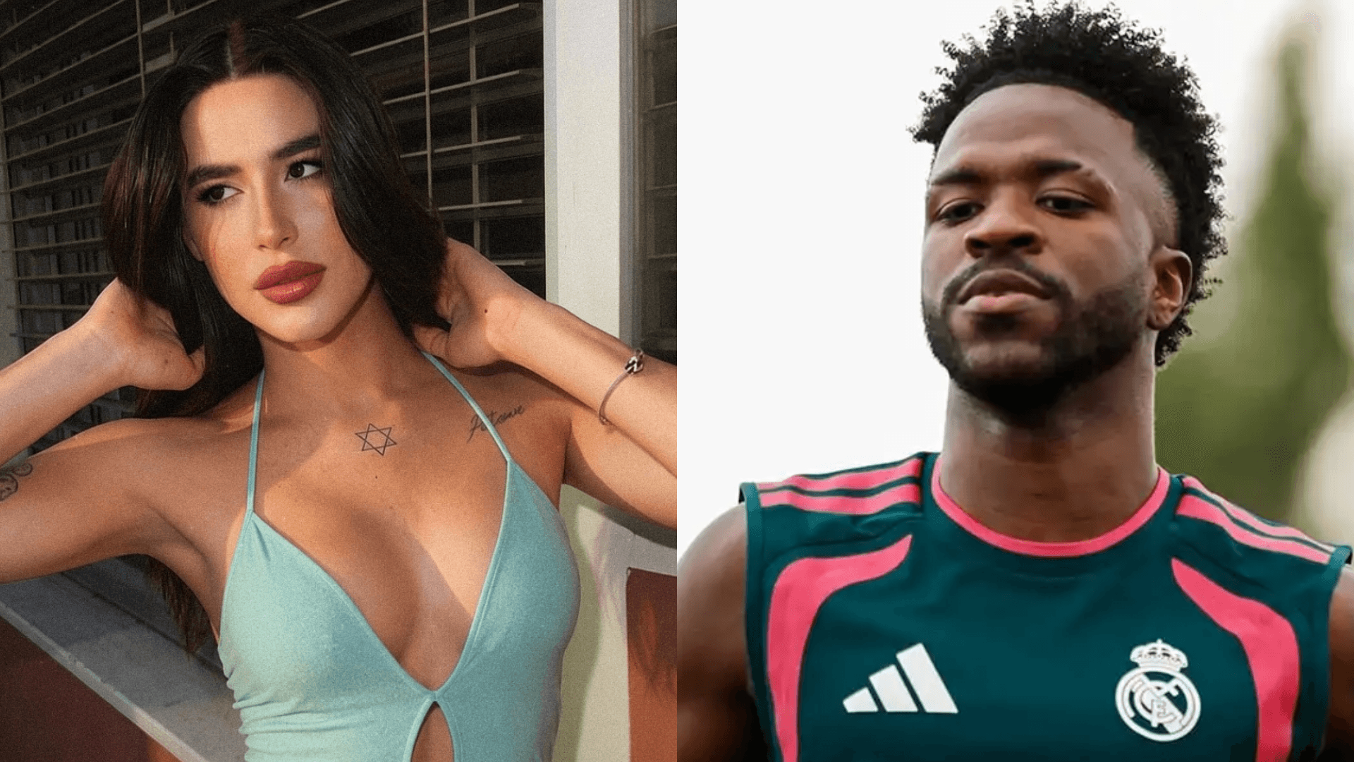 Atriz expõe curtida e reação de Vini Jr em foto de biquíni
