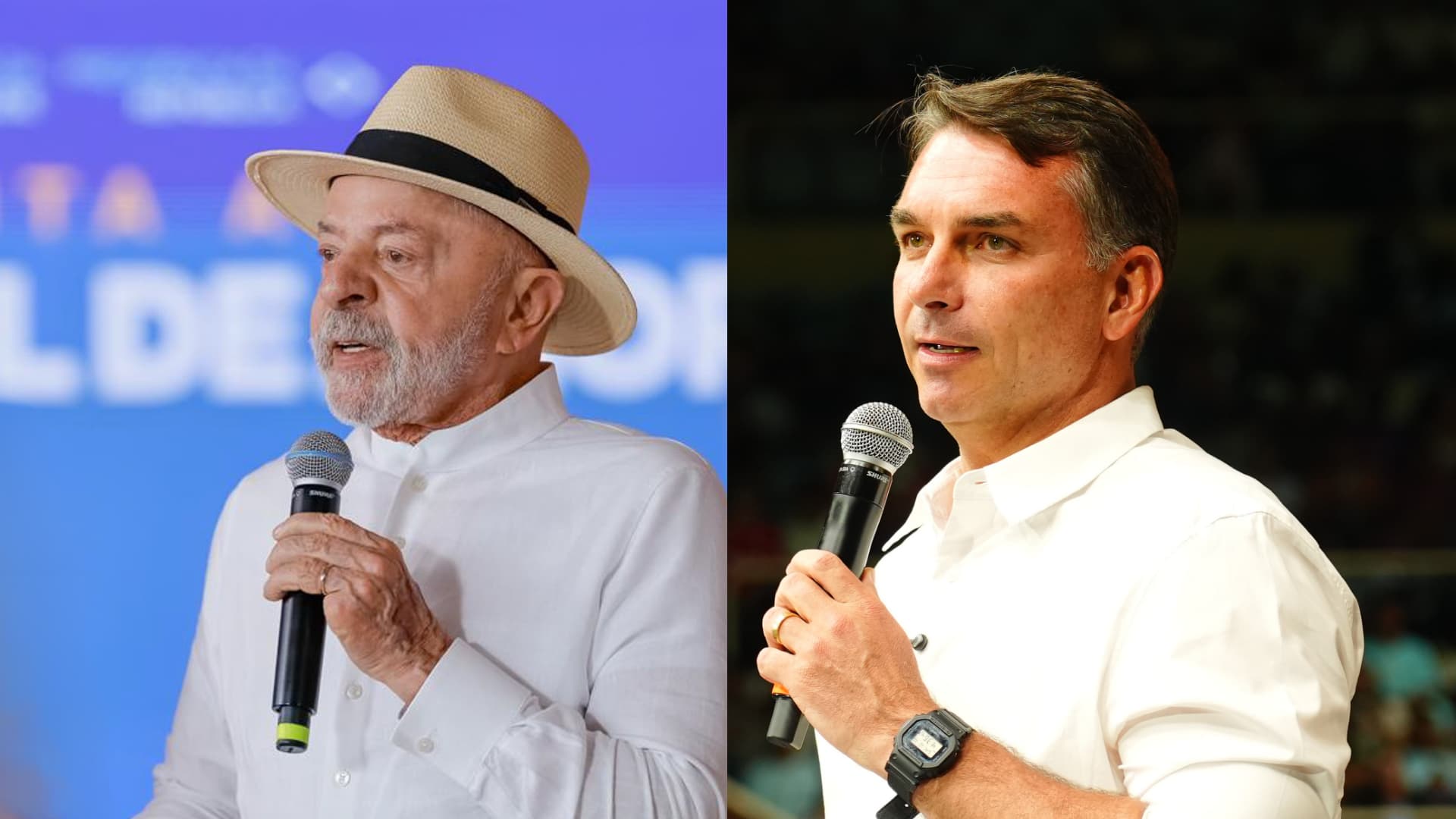 Datafolha: Flávio Bolsonaro tem 51% e Lula, 49% dos votos válidos, um empate técnico
