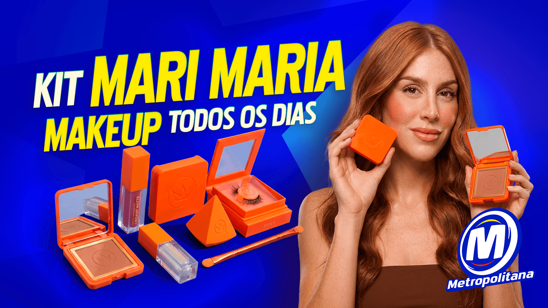A Metropolitana tá sorteando MUITOS KITS DA MARI MARIA MAKEUP!