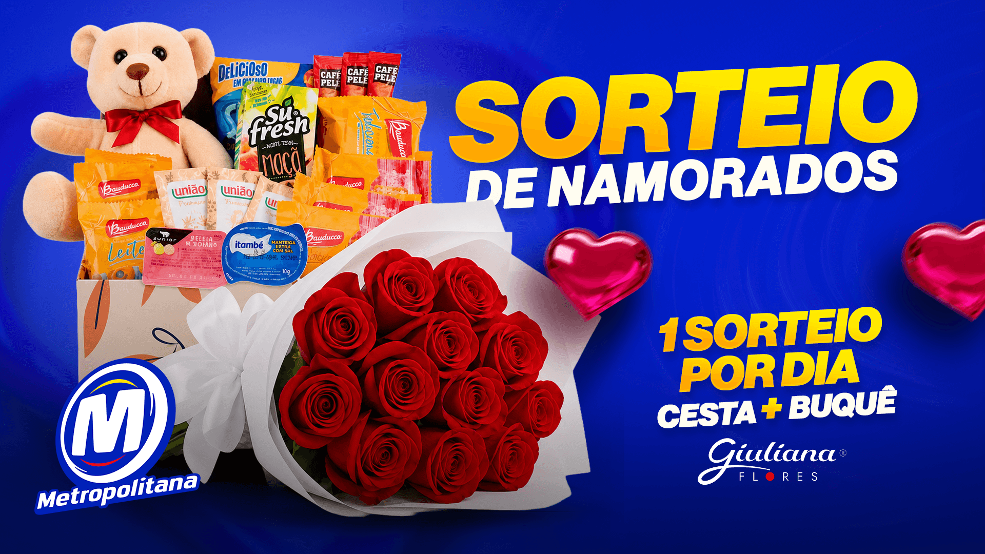 O Dia dos Namorados está chegando e a Metropolitana tem o presente perfeito para você dar pro seu amor! 💞